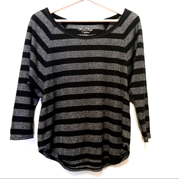 American Eagle Outfitters Women’s Striped Shirt - Picture 1 of 8